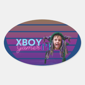 Adesivo Oval XBoyGamer Sticker