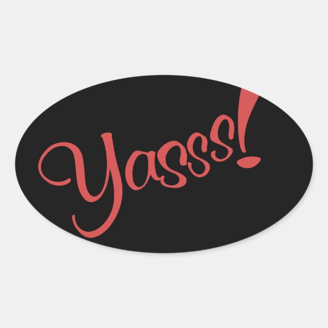 ADESIVO OVAL YASSS (Frente)
