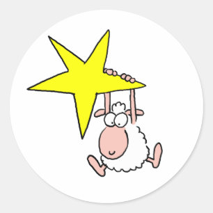 Adesivo Ovelha de estrela