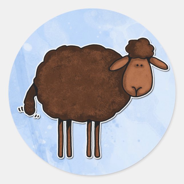 Adesivo ovelha negra (Frente)