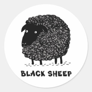 Adesivo Ovelha Negra