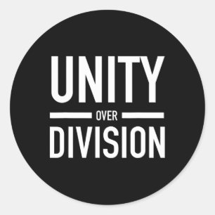 Adesivo Over Division - Vote Biden Harris 2020