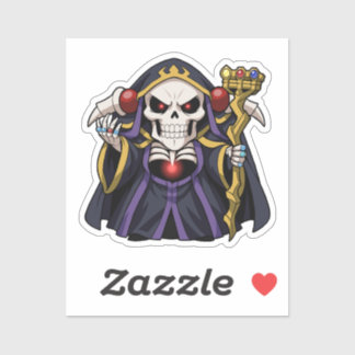 Adesivo Overlord Chibi Ainz Ooal Gown Art