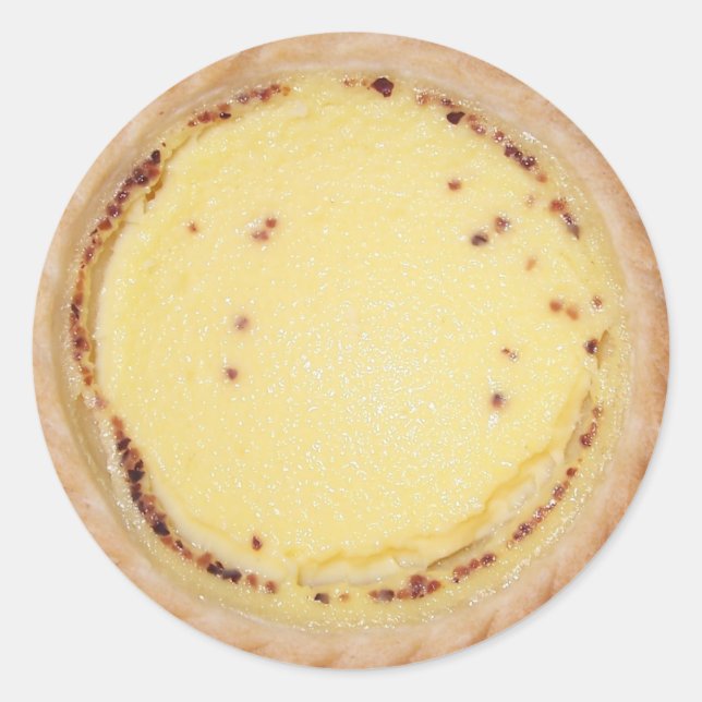 Adesivo Ovo Custard Tart (Frente)