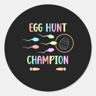 Adesivo Ovo Hunt Champion Páscoa Anouncem