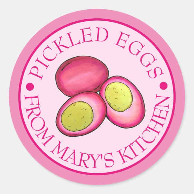 Adesivo Ovos De Beterraba Vermelhos Enrolados Com Duro Em  (Frente)