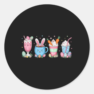 Adesivo Ovos de Páscoa Bunny Copos de Café Latte Gelado Mu