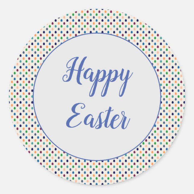 Adesivo Ovos de Páscoa Divertidos (Frente)