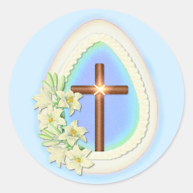 Adesivo Ovos e Cruz da Janela (Frente)