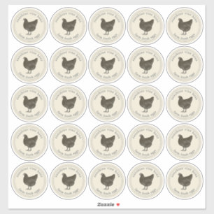 Adesivo Ovos Frescos De fazenda Cartonagem De Ovo Branco A