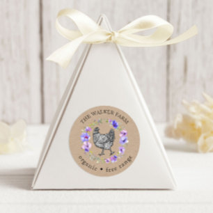 Adesivo Ovos Frescos de Fazenda Violet Garden