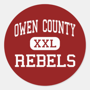 Adesivo Owen County - Rebels - High - Owenton Kentucky