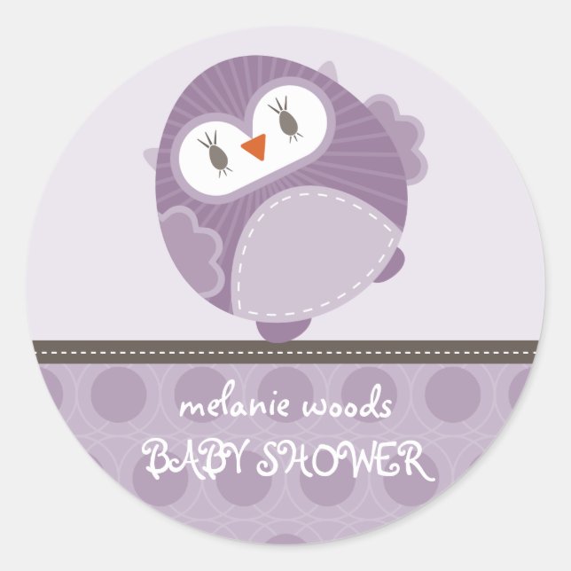 Adesivo OWL LOVE: Coruja dançante 1 (Frente)