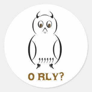 Adesivo Owl O'Rly