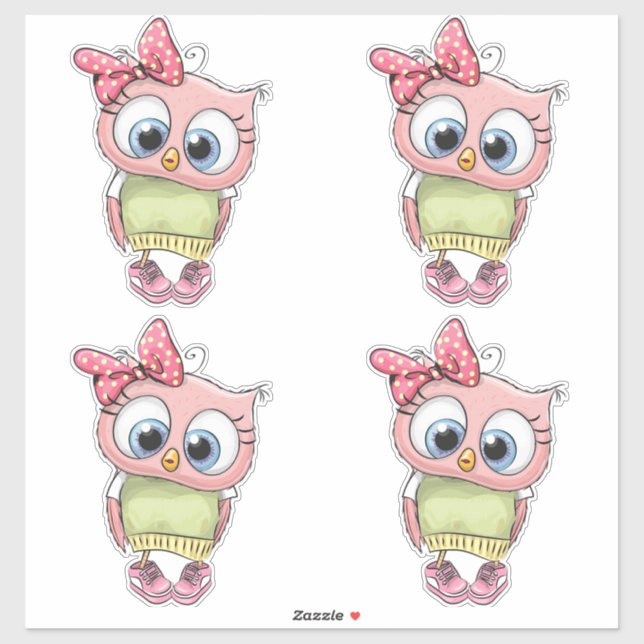Adesivo Owl Sticker (Folha)