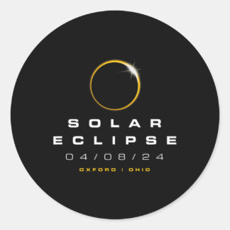 Adesivo Oxford Ohio Solar Eclipse