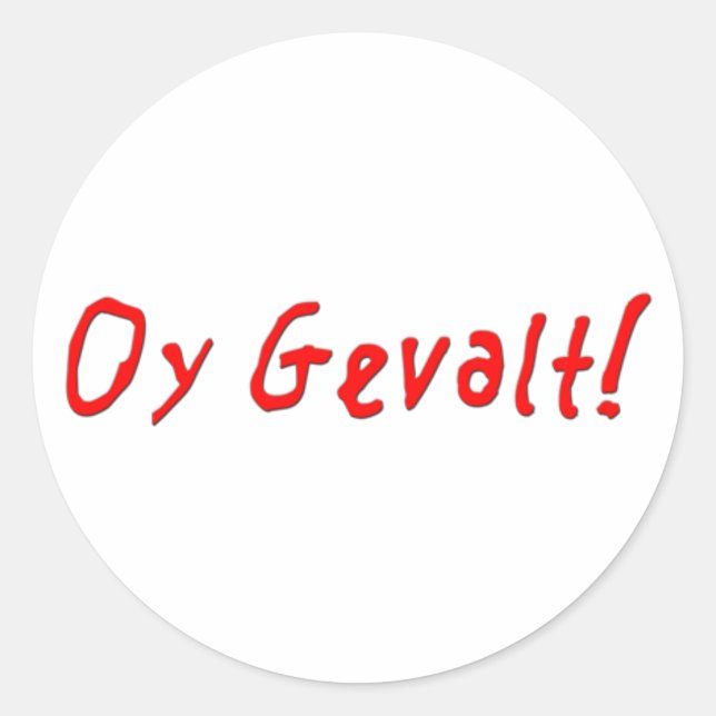 Adesivo Oy Gevalt! (Frente)
