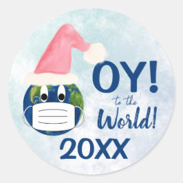 Adesivo OY to the World! Feriado Engraçado Pandêmico 2020