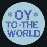 Adesivo OY to the World Stickers<br><div class="desc">OY para os palitos de humor festivos e engraçados</div>