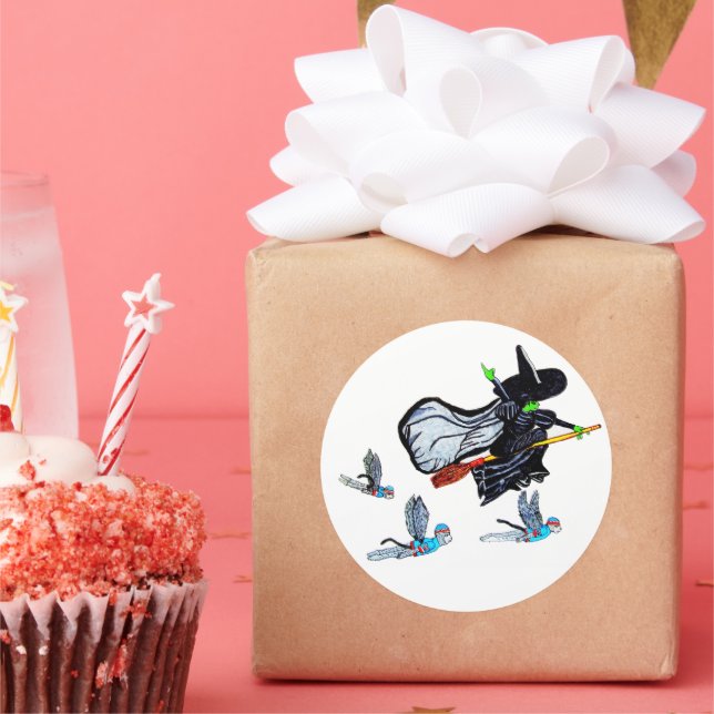 ADESIVO OZ, SE VOCÊ ACHA QUE EU SOU UMA MÁ BRUXA (Festa)