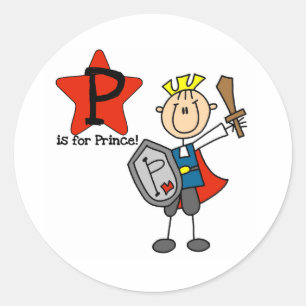 Adesivo P é para o príncipe