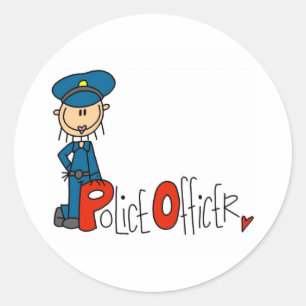 Adesivo P é para policial