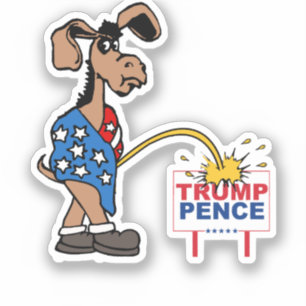 Adesivo P SOBRE A PENA DE TRUMP — Design antitrump - - Pol
