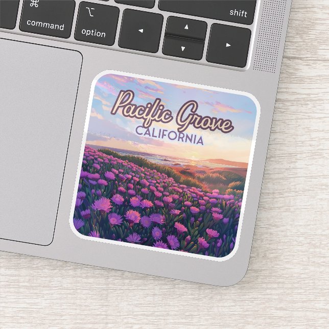 Adesivo Pacífico Grove California Monterey Magic Purple (Detalhe)