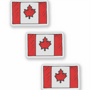 Adesivo Pacote da Bandeira do Canadá