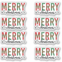 Adesivo Pacote de Decoração de Presente de Natal Feliz