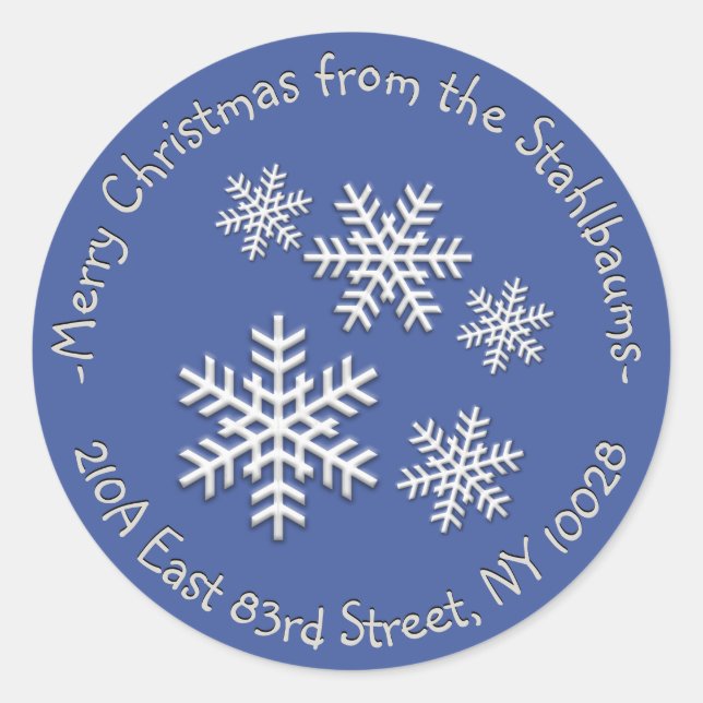 Adesivo Pacote de Endereço de Retorno Personalizado ou Eti (Frente)