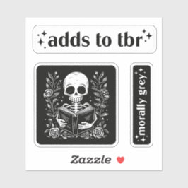 Adesivo Pacote de livros de romance de livros