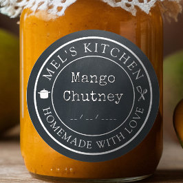 Adesivo Pacote de produtos de cozinha caseira preto person