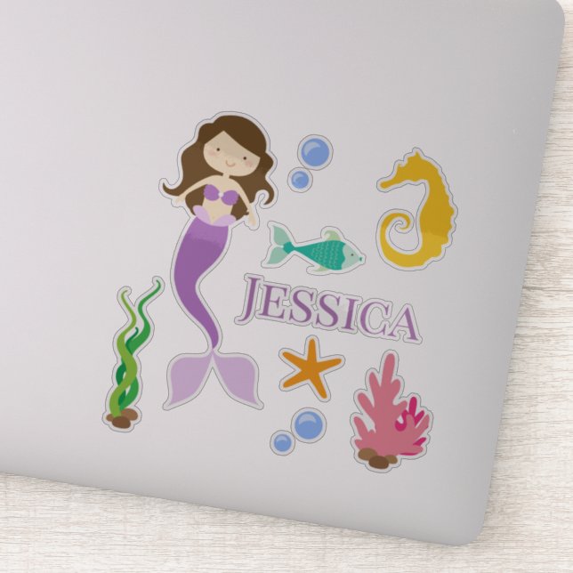 Adesivo Pacote Mermaid Sea (Detalhe)