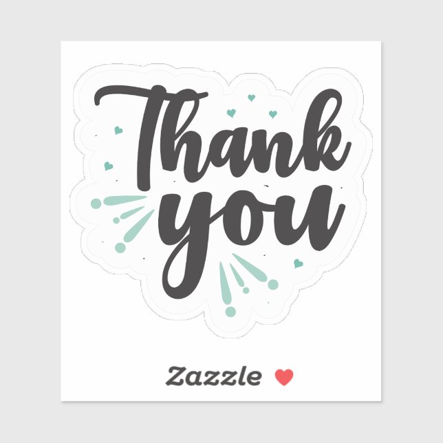 Adesivo Pacote para Pequenas Empresas Obrigado (Folha)