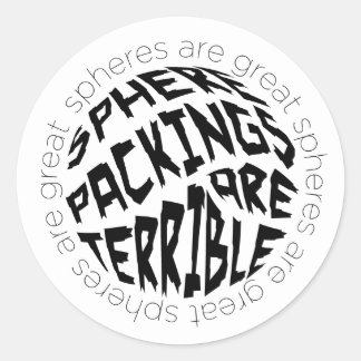 Adesivo Pacotes do Sphere