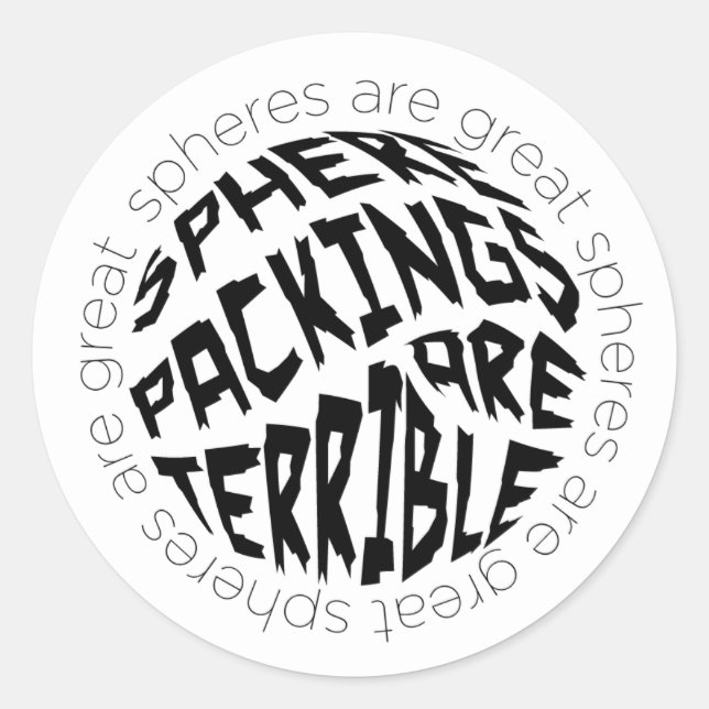 Adesivo Pacotes do Sphere (Frente)