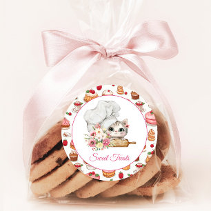 Adesivo Padaria Chef Kitten