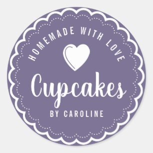 Adesivo padaria de cupcakes caseiros