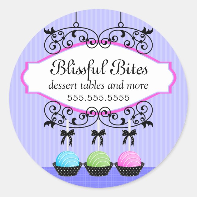 Adesivo Padaria de Pop de Bolo (Frente)