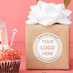 Adesivo Padaria Logotipo Personalizado Creme
