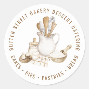 Adesivo Padaria Pastelaria Produtos de cozedura Utensílios