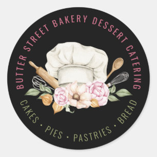 Adesivo Padaria Pastelaria Produtos de cozedura Utensílios