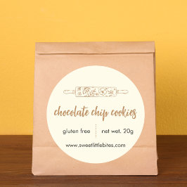 Adesivo Padaria Sweet Little Bites Cookies de Chocolate