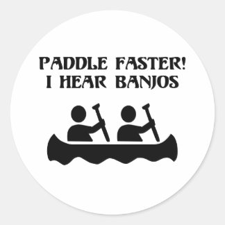 ADESIVO PADDLE MAIS RÁPIDO, OUÇO BANJOS
