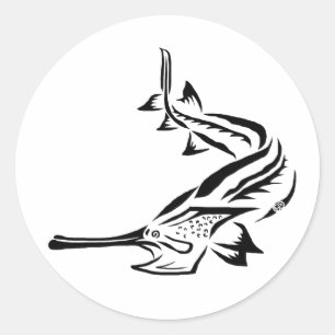 Adesivo Paddlefish & Rostrum tribais