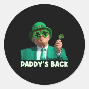 Adesivo Paddy's Back Funny Trump Outfit Sh