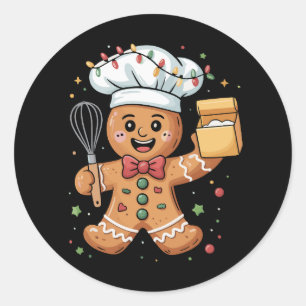 Adesivo Padeiro Bonito Homemade Biscoito de Natal Chef Coz