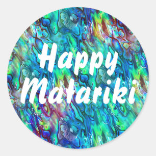 Adesivo Padrão 1 de shell Abalone Paua da Nova Zelândia