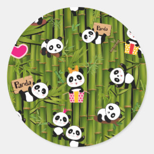 Adesivo Padrão 2 do Panda